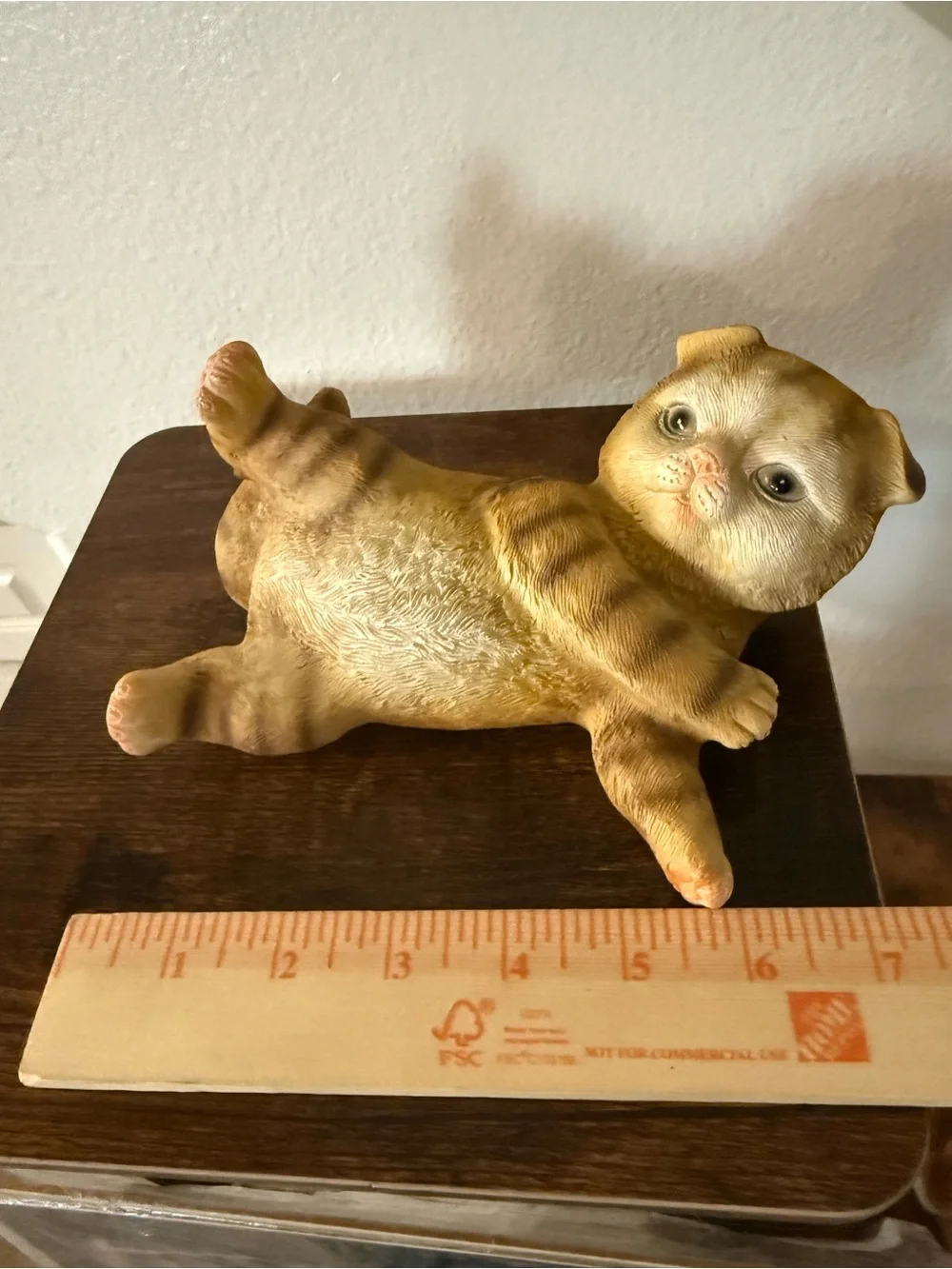 Vintage Scottish Fold Cat Figurine